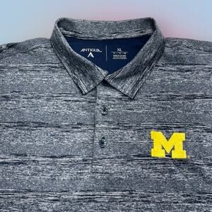 UNIVERSITY OF MICHIGAN Men’s XL Blue Polo Shirt